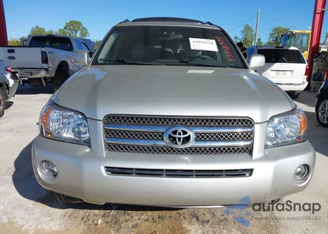 2006 Toyota Highlander Hybrid V6 z USA, uszkodzony, nr VIN JTEDW21A560011826